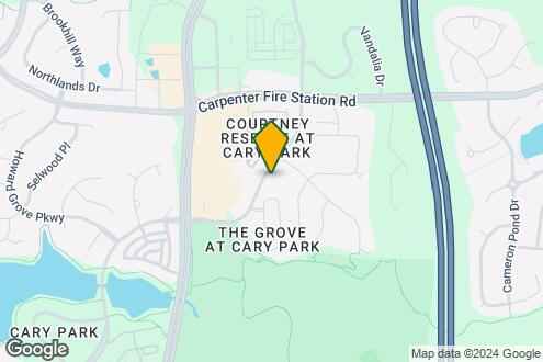 Map Image of the Property - The Grove at Cary Park