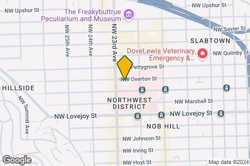 Imagen del Mapa de la Propiedad - Nob Hill Court Apartments