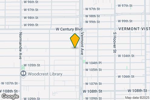 Map Image of the Property - 1016 W 103rd St