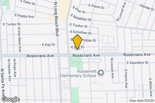 Map Image of the Property - 1515 Rosecrans Ave