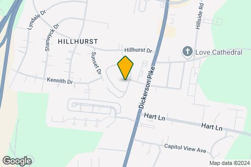 Map Image of the Property - Hillhurst Apartments