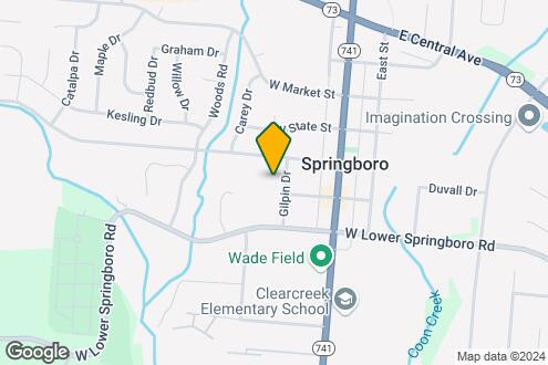 Map Image of the Property - Spring Creek Apartments