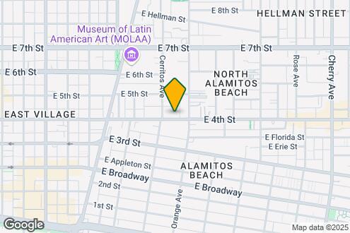 Map Image of the Property - 1131-1135 E. 4th St.