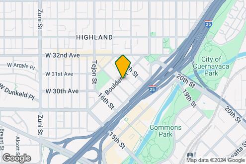 Map Image of the Property - Studio LoHi Apartments