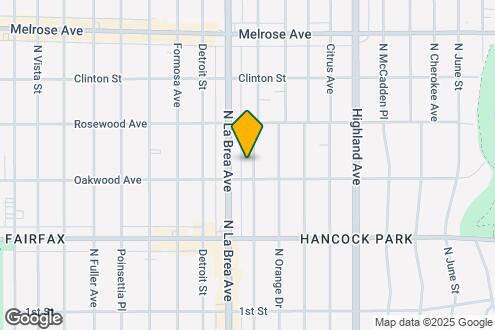 Map Image of the Property - 415 N Sycamore Ave