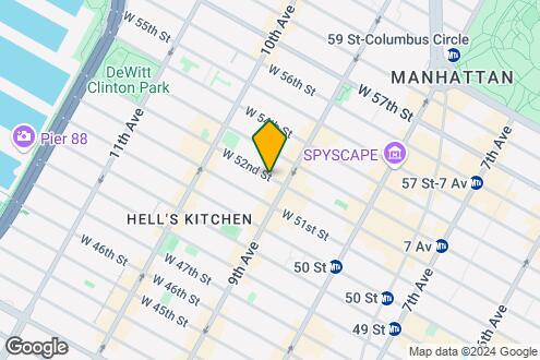 Map Image of the Property - 416 W 52nd St