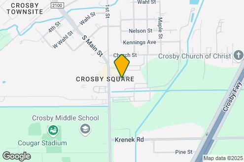 Imagen del Mapa de la Propiedad - Crosby Square Apartments