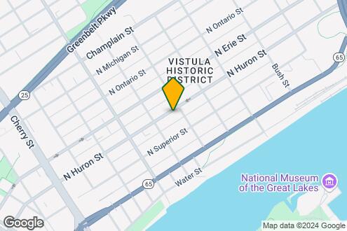 Map Image of the Property - 1130 N Huron St