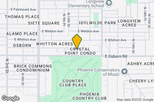 Map Image of the Property - 1040 E Osborn Rd