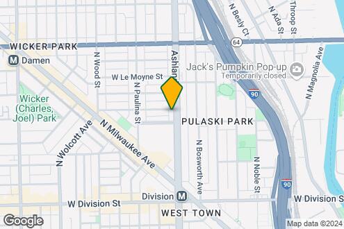 Map Image of the Property - 1412 N Ashland Ave