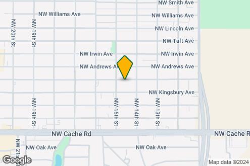 Map Image of the Property - 1410 NW Taylor Ave