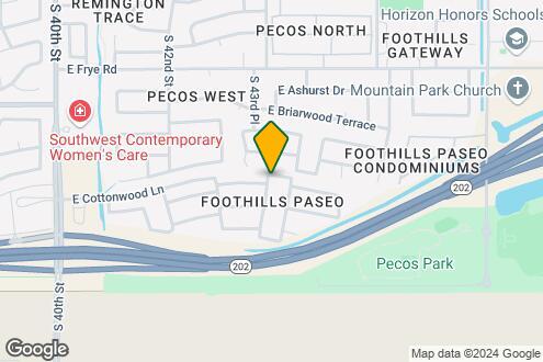 Map Image of the Property - 4401 E Cottonwood Ln