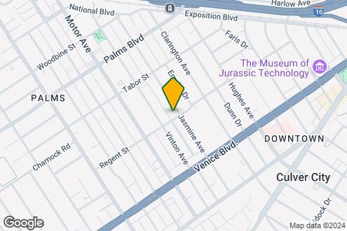 Map Image of the Property - 3685 Jasmine Ave