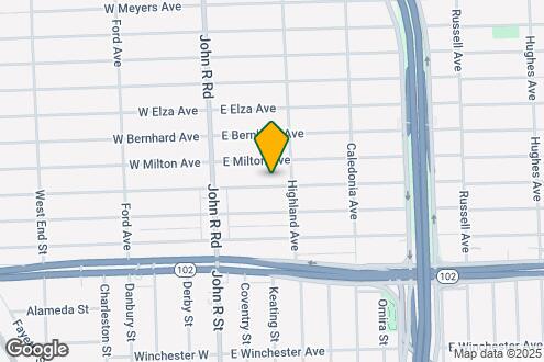 Map Image of the Property - 407 E Hayes Ave