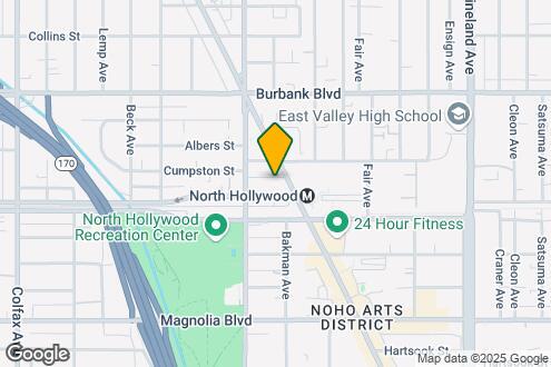 Map Image of the Property - Chandler Apartments in North Hollywood