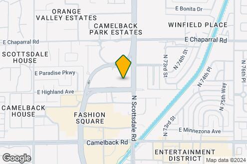 Map Image of the Property - 7157 E Rancho Vista Dr