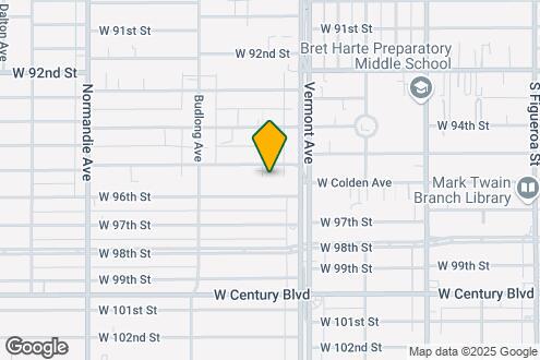 Map Image of the Property - 1032 W 95th St