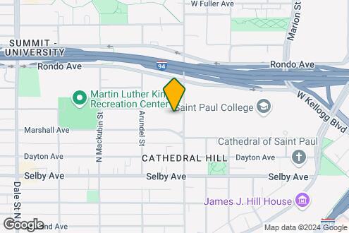 Map Image of the Property - The Hill Apartments