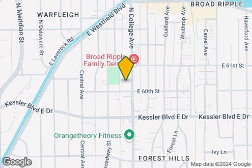 Map Image of the Property - Broad Ripple Flats