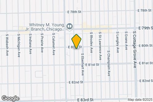 Map Image of the Property - 8017 S Vernon Ave