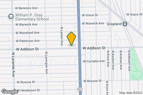 Map Image of the Property - 4830 W Addison St