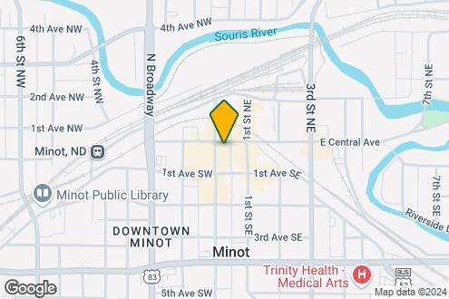 Map Image of the Property - Minot Artspace Community Office