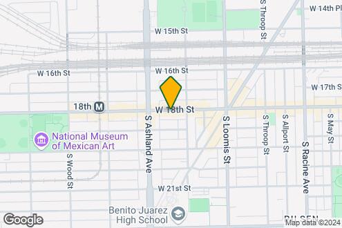 Map Image of the Property - 1523 W 18th St