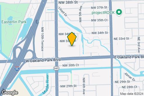 Map Image of the Property - 659 W Oakland Park Blvd