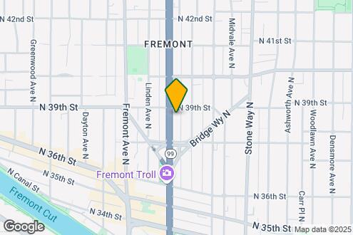 Imagen del Mapa de la Propiedad - Eclipse Fremont Apartments