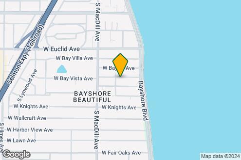 Map Image of the Property - 2916-2918 W Bay Vista Ave