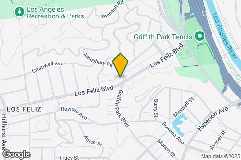 Map Image of the Property - Los Feliz Summit Apartments