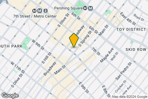 Imagen del Mapa de la Propiedad - Sentral DTLA at 755 S. Spring