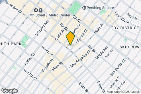 Map Image of the Property - Sentral DTLA at 755 S. Spring