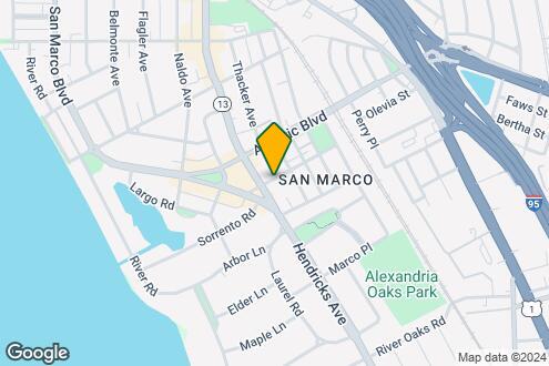 Map Image of the Property - The Hendricks at San Marco