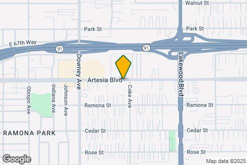 Map Image of the Property - Townhouse Artesia