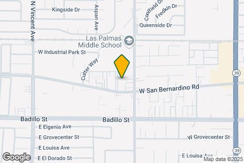 Map Image of the Property - Covina Palms Apartments