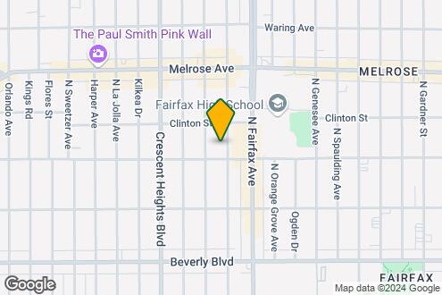 Map Image of the Property - 519 N Hayworth Ave