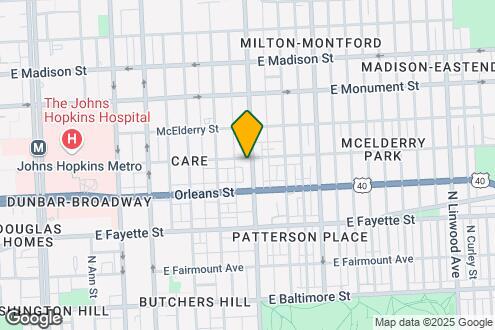 Imagen del Mapa de la Propiedad - 444 N Patterson Park Ave