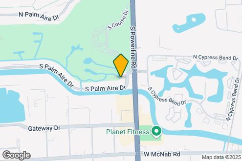 Map Image of the Property - 2601 S Palm Aire Dr