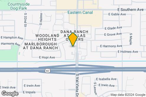 Map Image of the Property - 1440 S Val Vista Dr