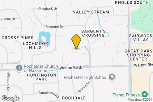 Imagen del Mapa de la Propiedad - Andover Woods of Rochester Hills