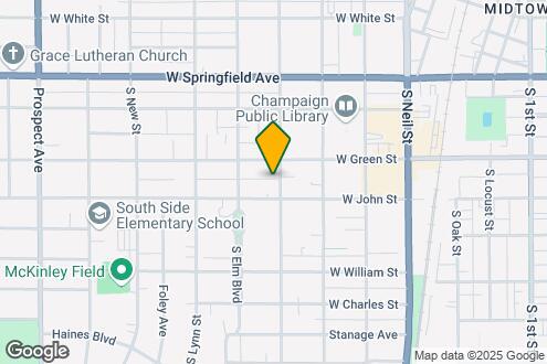 Map Image of the Property - 605 S Prairie St