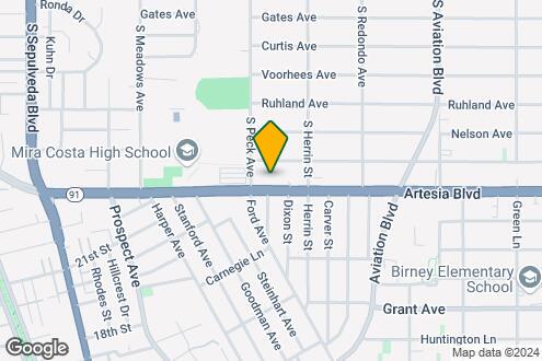 Map Image of the Property - 1521 Artesia Blvd