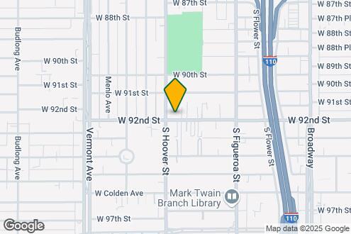 Map Image of the Property - 649 W 92nd St