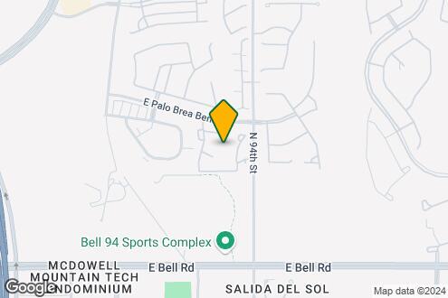 Map Image of the Property - 9393 E Palo Brea Bnd