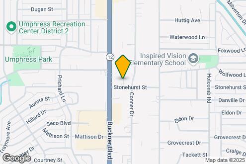 Map Image of the Property - 8127 Stonehurst St