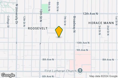 Map Image of the Property - Roosevelt Townhomes