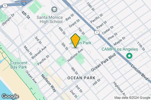 Map Image of the Property - Hollister& 6th Street Apartments