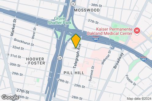 Map Image of the Property - 3301 Telegraph Ave