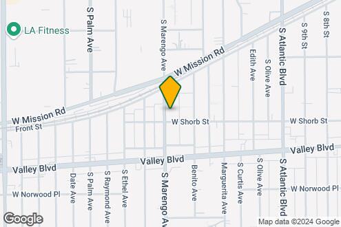 Map Image of the Property - 1100 S Marengo Ave